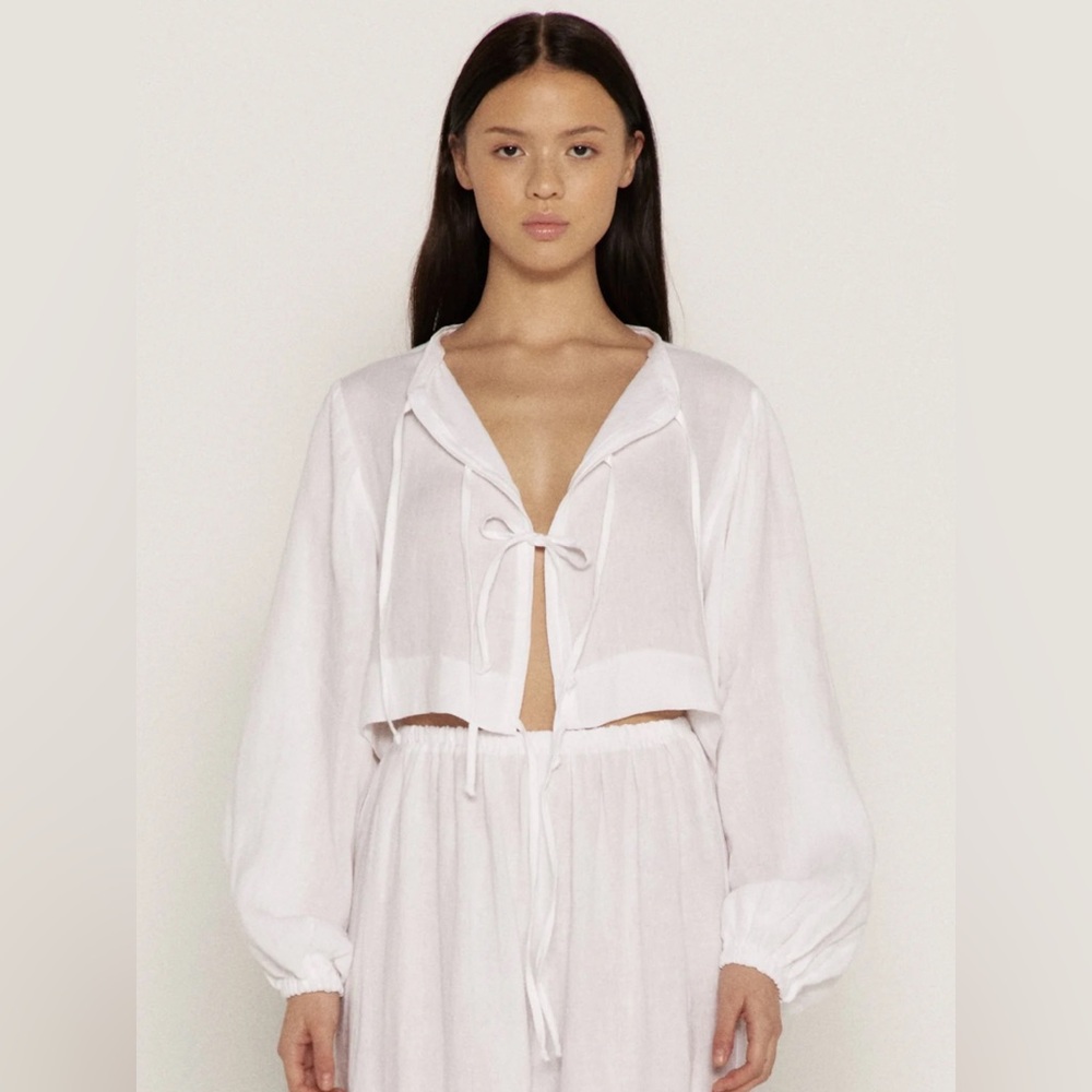 Boheme Goods Cotton Gauze Tie Top size 1